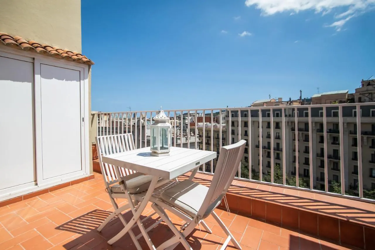 S2Sep1099 - Great Apartment With Private Terrace Barcelona Spain