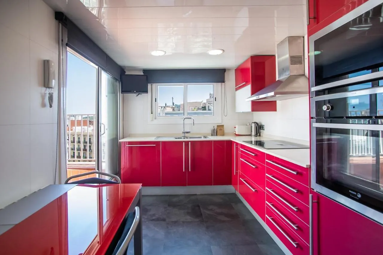 S2Sep1099 - Great Apartment With Private Terrace Barcelona Spain